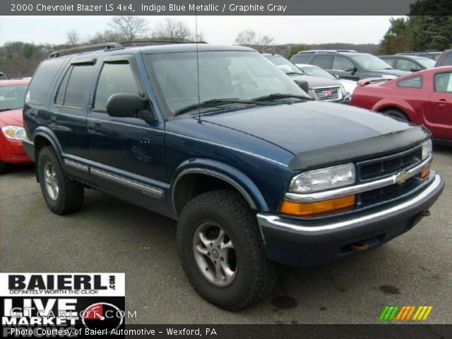 2000 Chevrolet Blazer LS 4x4 in Indigo Blue Metallic