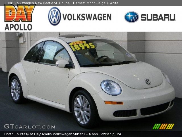 2008 Volkswagen New Beetle SE Coupe in Harvest Moon Beige