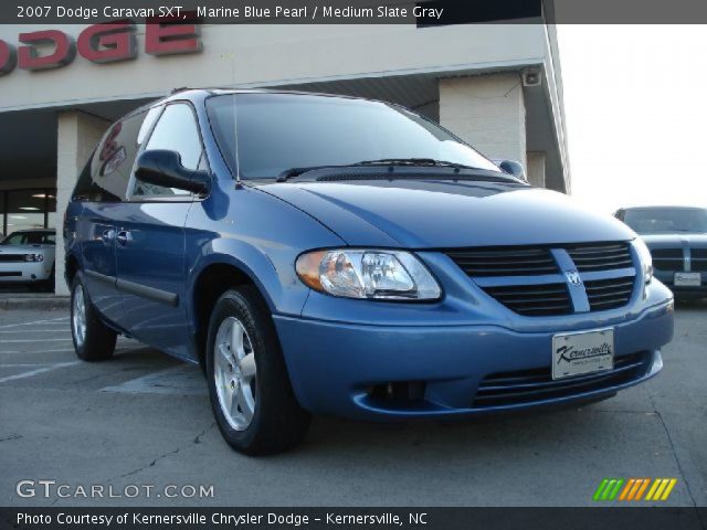 2007 Dodge Caravan SXT in Marine Blue Pearl