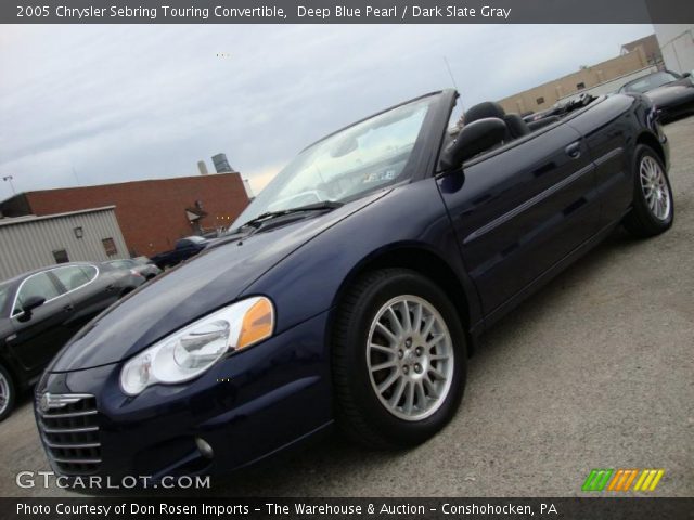 2005 Chrysler Sebring Touring Convertible in Deep Blue Pearl