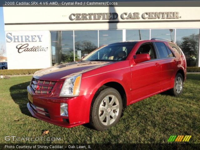 2008 Cadillac SRX 4 V6 AWD in Crystal Red