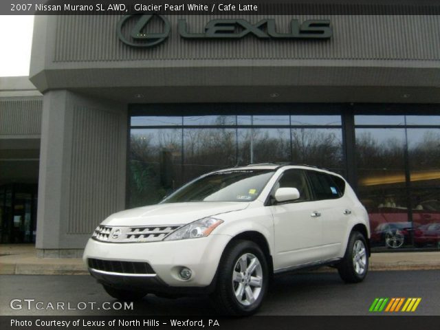 2007 Nissan Murano SL AWD in Glacier Pearl White