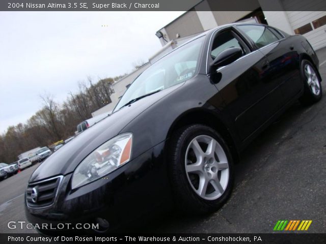2004 Nissan Altima 3.5 SE in Super Black