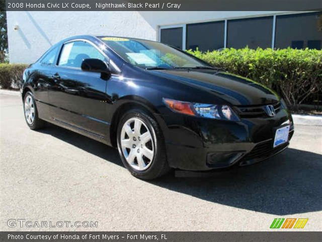 2008 Honda Civic LX Coupe in Nighthawk Black Pearl