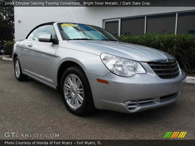 2009 Chrysler Sebring Touring Convertible in Bright Silver Metallic