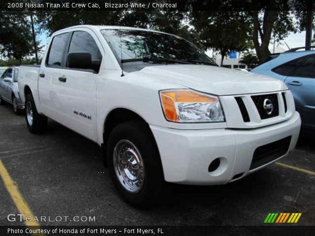 2008 Nissan Titan XE Crew Cab in Blizzard White