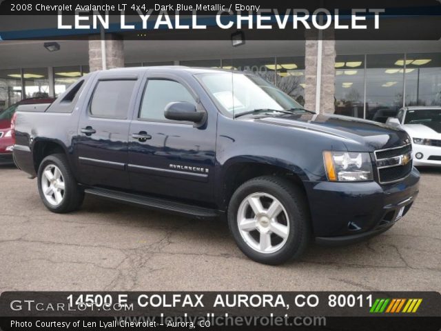 2008 Chevrolet Avalanche LT 4x4 in Dark Blue Metallic