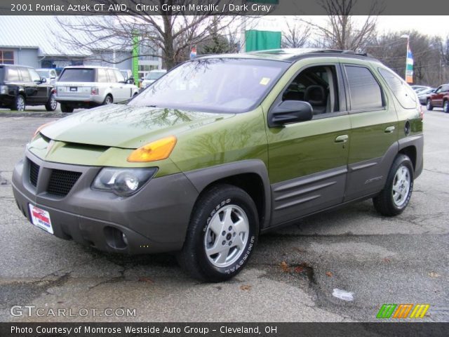 2001 Pontiac Aztek GT AWD in Citrus Green Metallic