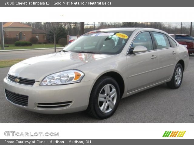 2008 Chevrolet Impala LS in Gold Mist Metallic