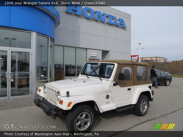 1998 Jeep Wrangler Sahara 4x4 in Stone White