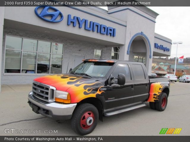 2000 Ford F350 Super Duty Lariat Crew Cab 4x4 Dually in Black
