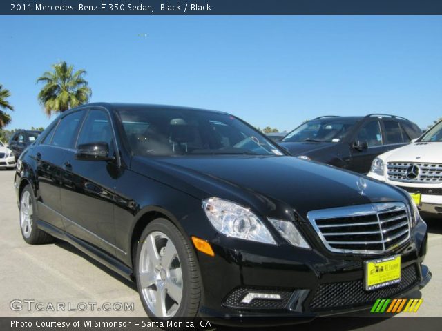 2011 Mercedes-Benz E 350 Sedan in Black