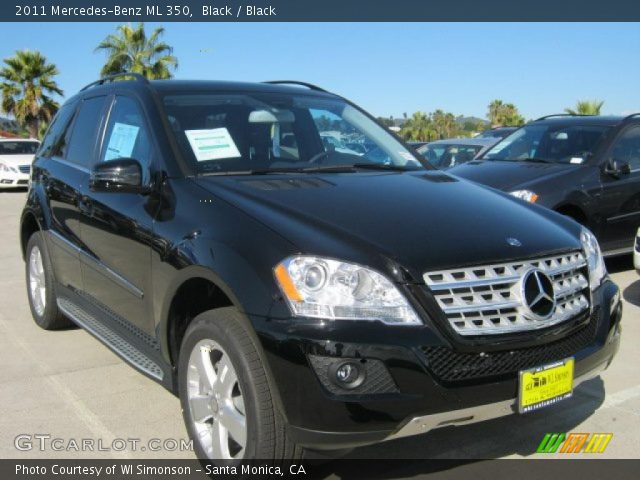 2011 Mercedes-Benz ML 350 in Black
