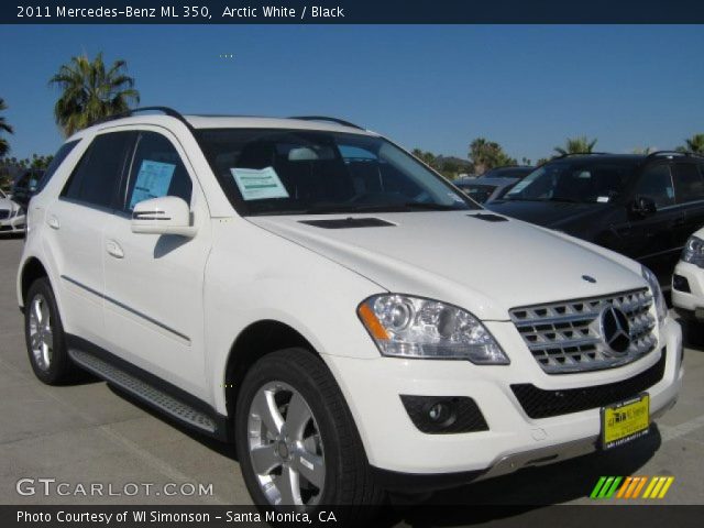 2011 Mercedes-Benz ML 350 in Arctic White