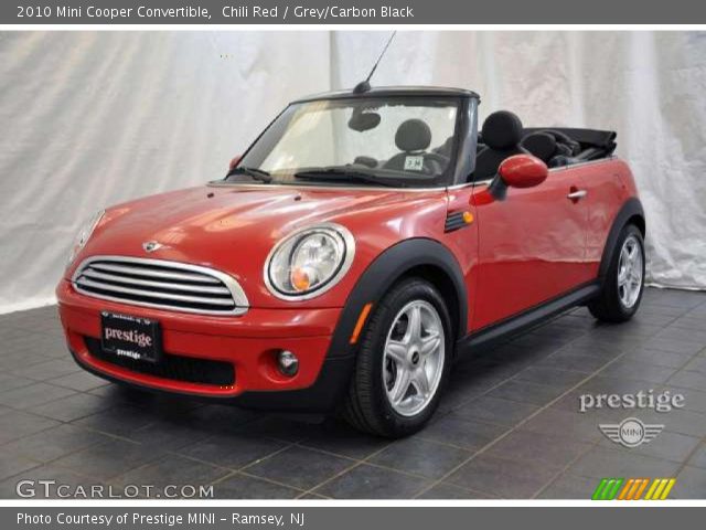 2010 Mini Cooper Convertible in Chili Red