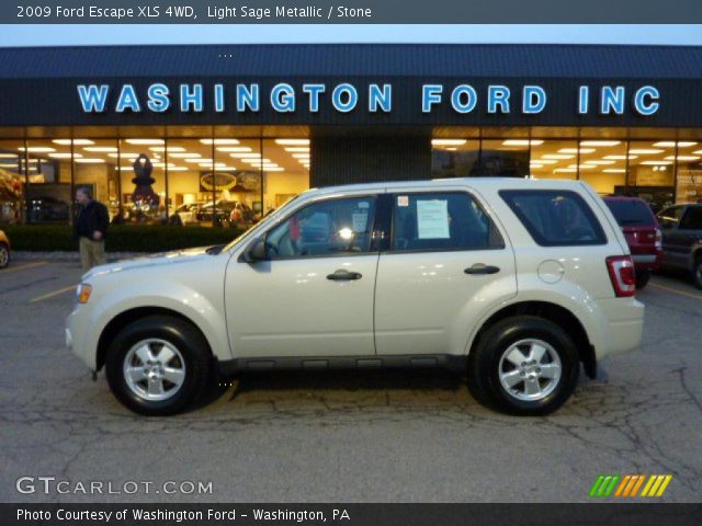 2009 Ford Escape XLS 4WD in Light Sage Metallic