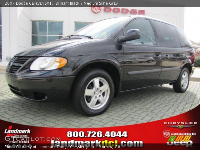 2007 Dodge Caravan SXT in Brilliant Black