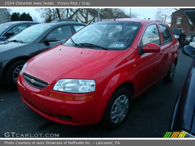 2004 Chevrolet Aveo Sedan in Victory Red