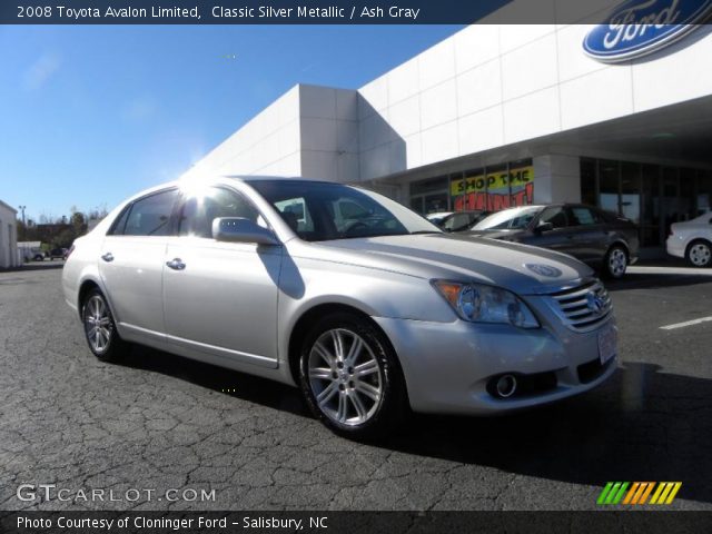 2008 Toyota Avalon Limited in Classic Silver Metallic