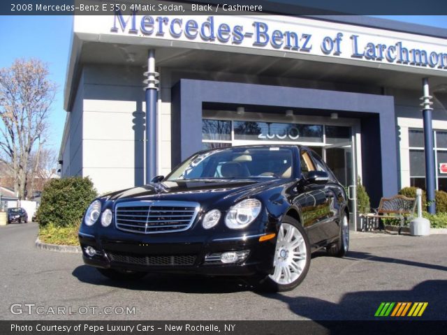 2008 Mercedes-Benz E 350 4Matic Sedan in Black