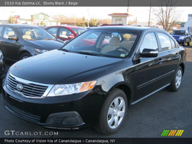 2010 Kia Optima LX in Ebony Black