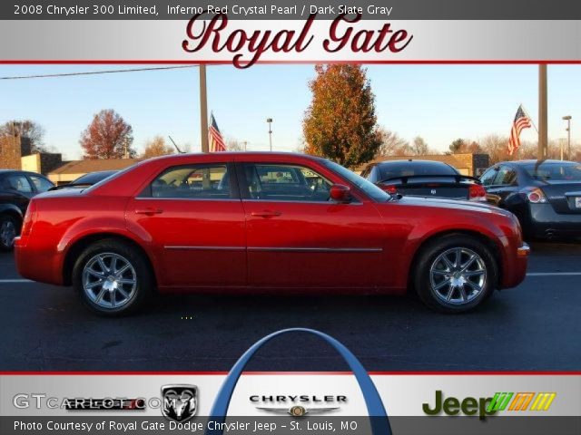 2008 Chrysler 300 Limited in Inferno Red Crystal Pearl