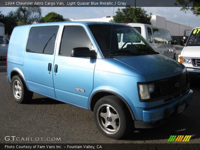 Light Quasar Blue Metallic 1994 Chevrolet Astro Cargo Van