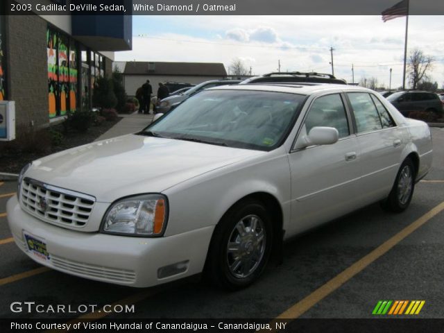 2003 Cadillac DeVille Sedan in White Diamond