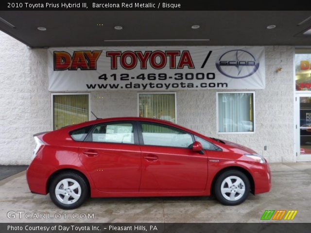 2010 Toyota Prius Hybrid III in Barcelona Red Metallic