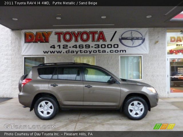 2011 Toyota RAV4 I4 4WD in Pyrite Metallic