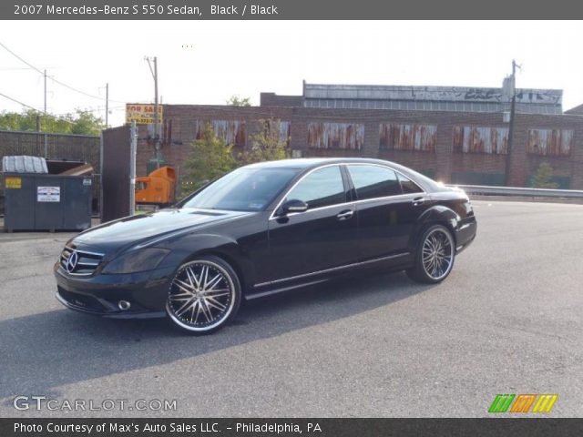 2007 Mercedes-Benz S 550 Sedan in Black