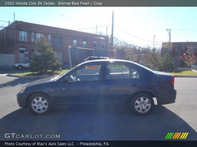 2002 Honda Civic EX Sedan in Eternal Blue Pearl