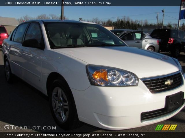 2008 Chevrolet Malibu Classic LS Sedan in White