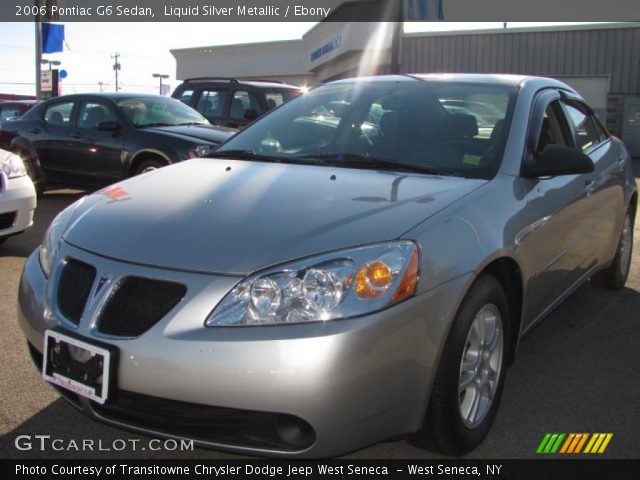 2006 Pontiac G6 Sedan in Liquid Silver Metallic