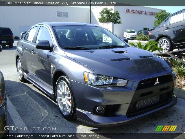 2008 Mitsubishi Lancer Evolution GSR in Graphite Gray Pearl