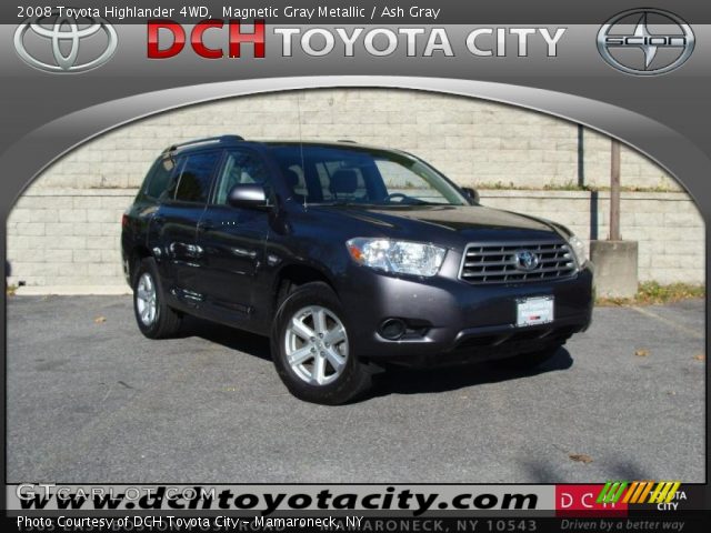 2008 Toyota Highlander 4WD in Magnetic Gray Metallic