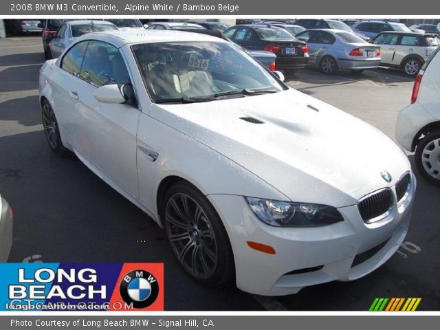 2008 BMW M3 Convertible in Alpine White