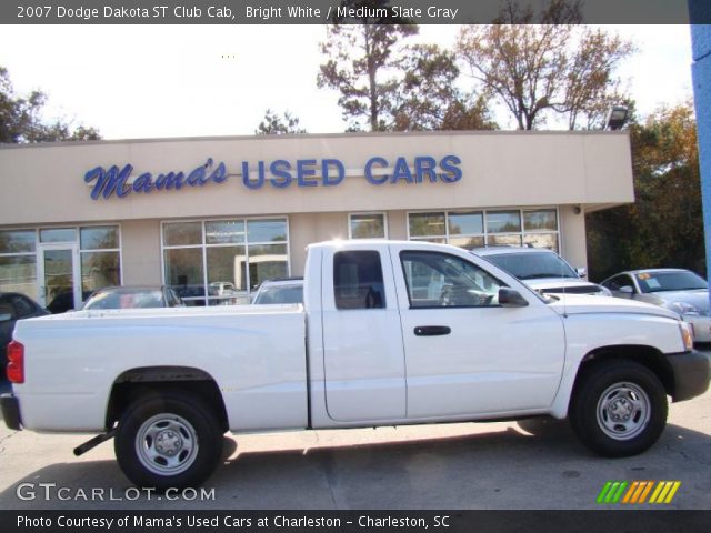 2007 Dodge Dakota ST Club Cab in Bright White