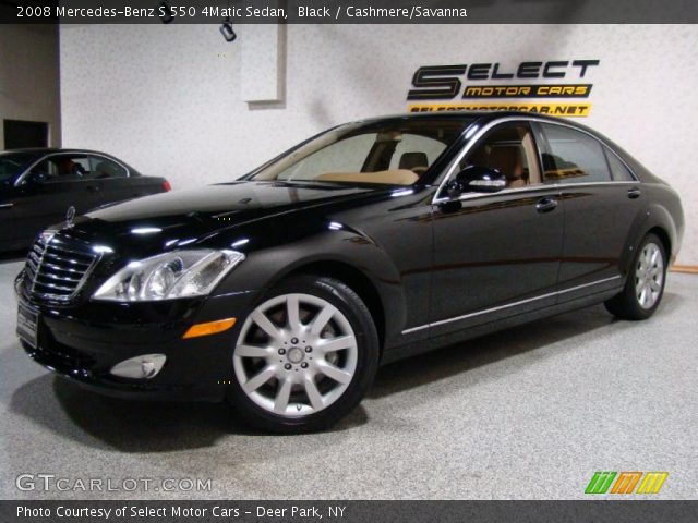 2008 Mercedes-Benz S 550 4Matic Sedan in Black