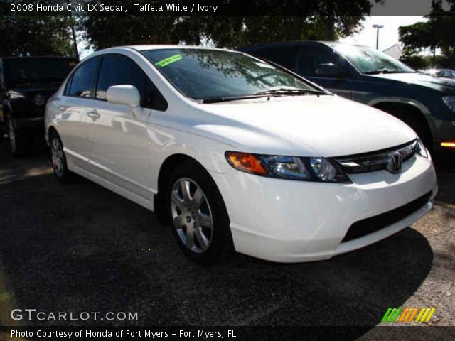 2008 Honda Civic LX Sedan in Taffeta White