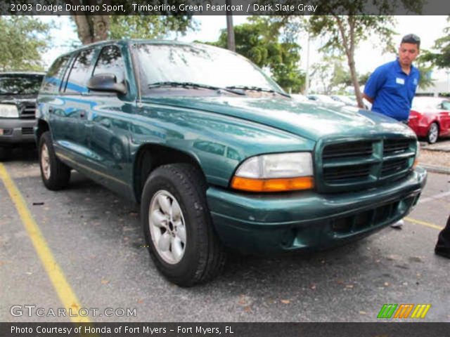 2003 Dodge Durango Sport in Timberline Green Pearlcoat