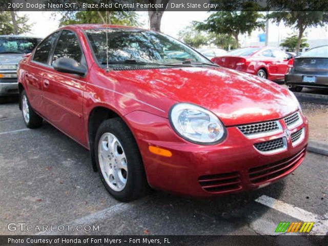 2005 Dodge Neon SXT in Blaze Red Crystal Pearlcoat