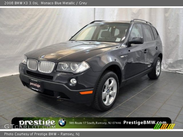 2008 BMW X3 3.0si in Monaco Blue Metallic
