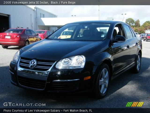 2008 Volkswagen Jetta SE Sedan in Black