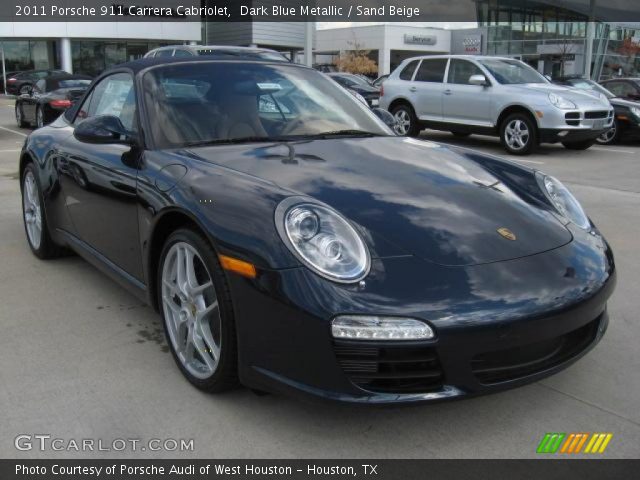 2011 Porsche 911 Carrera Cabriolet in Dark Blue Metallic