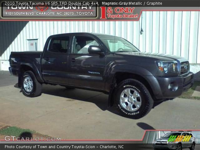 2010 Toyota Tacoma V6 SR5 TRD Double Cab 4x4 in Magnetic Gray Metallic