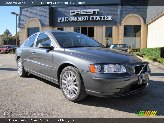 2008 Volvo S60 2.5T in Titanium Gray Metallic