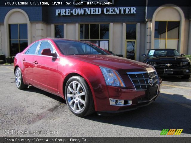 2008 Cadillac CTS Sedan in Crystal Red