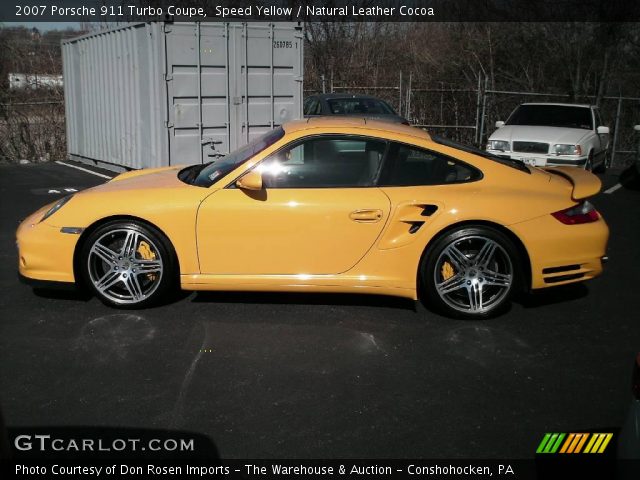 2007 Porsche 911 Turbo Coupe in Speed Yellow