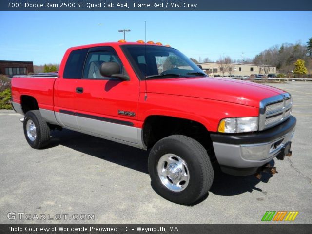 2001 Dodge Ram 2500 ST Quad Cab 4x4 in Flame Red